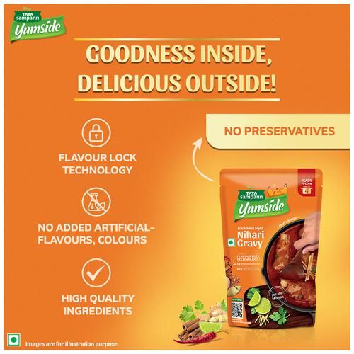 Tata Sampann Yumside Lucknowi Style Nihari Gravy- Ready To Cook, 150 g-6.webp